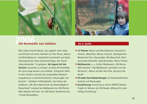 Der Natur auf der Spur - Bundesamt für Naturschutz