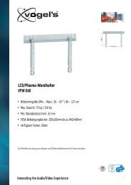 VFW 040 LCD/Plasma-Wandhalter