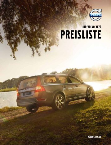 Preisliste Volvo XC70 - Kollinger-Gruppe