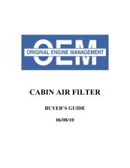 cabin air filter numerical system caf6p2 - OEM Auto Parts