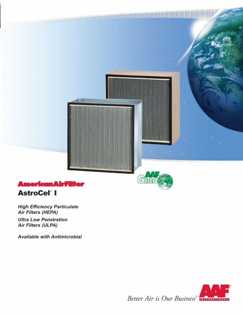 AstroCel® I Better Air is Our Business® - AAF International