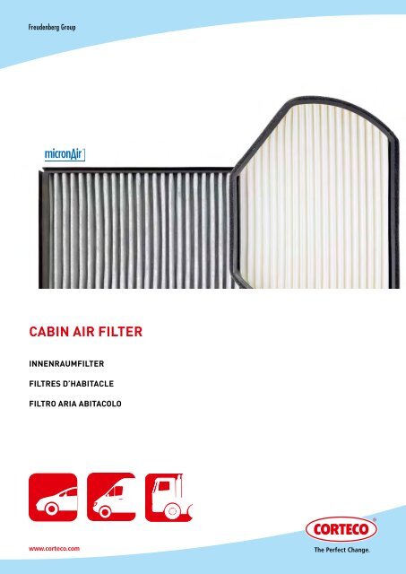 CABIN AIR FILTER - Corteco