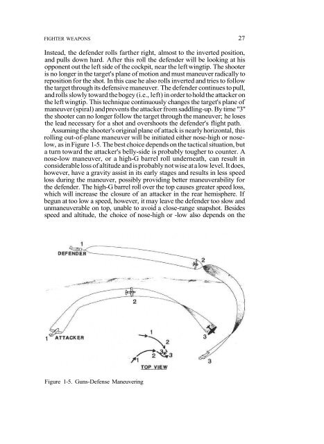 Fighter Combat - Tactics and Maneuvering