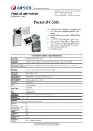 Pocket DV 5300 - Aiptek