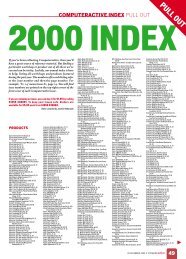 Issue 75 (28 December 2000): ComputerActive 2000 Index