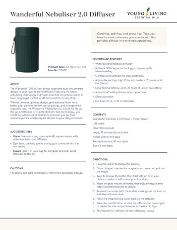Wanderful Nebuliser 2.0 in Forest Green