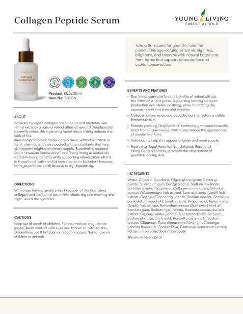Collagen Peptide Serum PIP