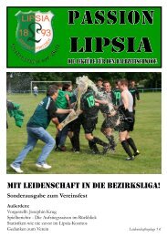 Heft 16: 01.07.2011 Saisonrückblick - SV Lipsia 93 Leipzig-Eutritzsch