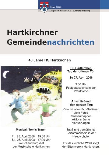 Hartkirchner Gemeindenachrichten - Hartkirchen