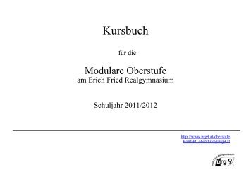 Kursbuch - Erich Fried Realgymnasium