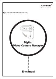 E-manual Digital Video Camera Manager - Aiptek Store
