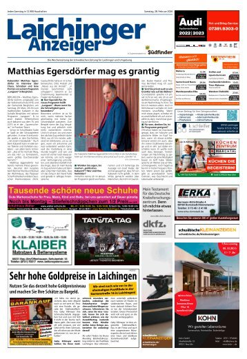 28.02.2026 Laichinger Anzeiger