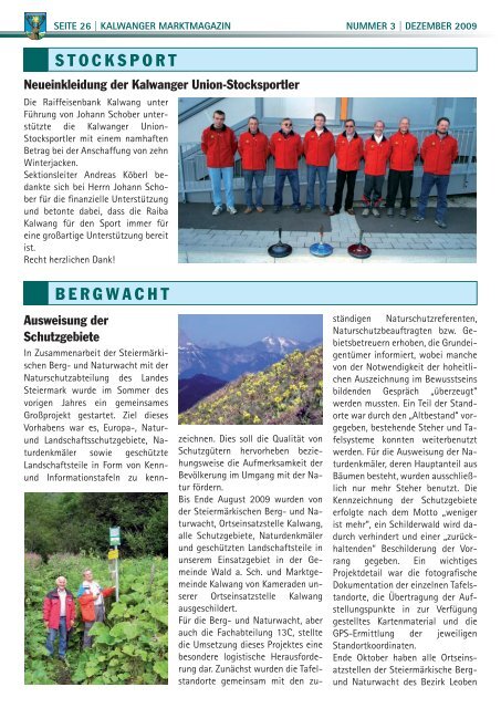 MARKTMAGAZIN - Kalwang