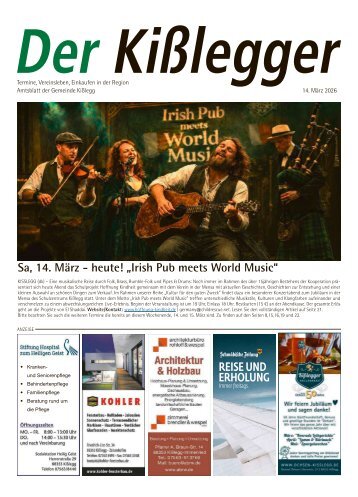 14.03.2026 Der Kißlegger