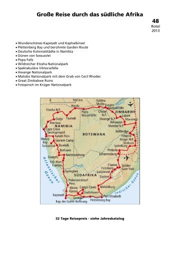 Große Reise durch das südliche Afrika 48 - Rotel - Tours