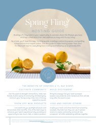 Spring Fling Hosting Guide