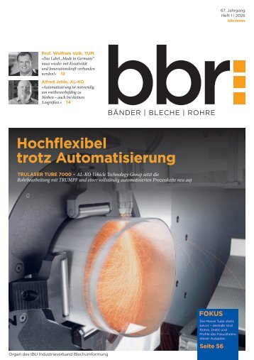 bbr Bänder Bleche Rohre - 1/2026