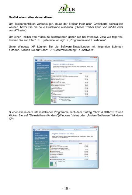 nVidia Benutzerhandbuch in PDF (Deutsch) - Digittrade
