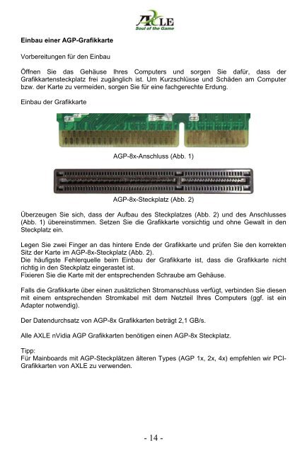 nVidia Benutzerhandbuch in PDF (Deutsch) - Digittrade