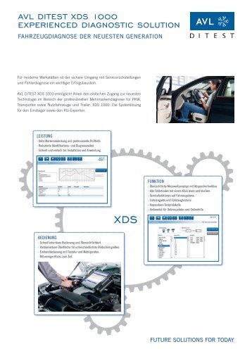 AVL DiTEST Flyer XDS 1000