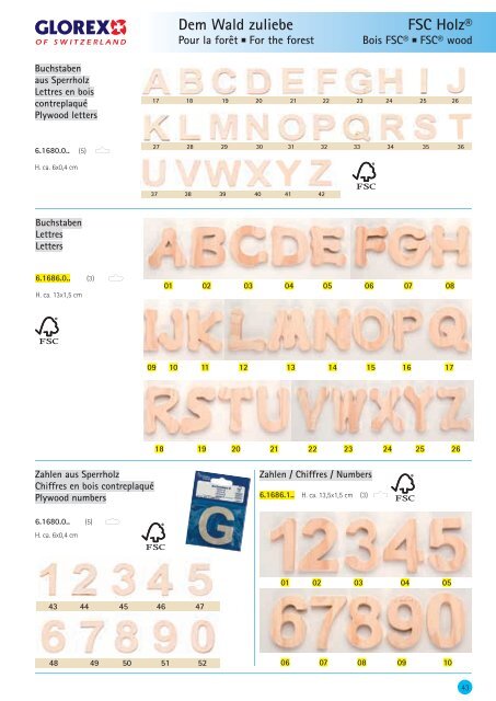 Standardartikel - Glorex