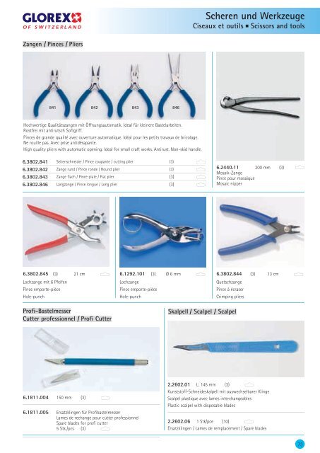 Standardartikel - Glorex