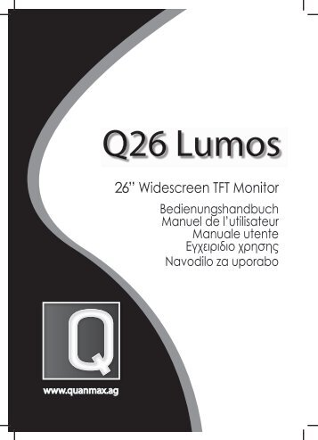 Q22 Manual cover - Gericom