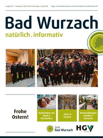 28.03.2026 Bürger- und Gästeinformation Bad Wurzach