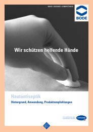 Folder: Hautantiseptik - Produkte - Bode Chemie