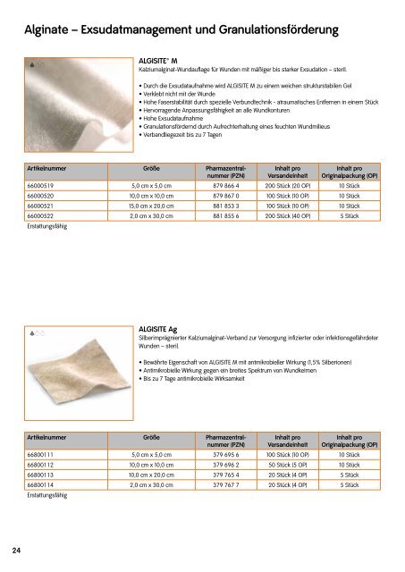 Schaumstoffe – Exsudatmanagement - Smith & Nephew