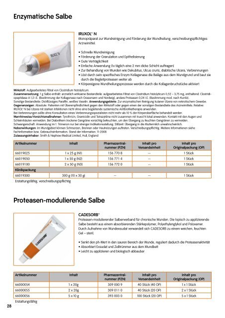 Schaumstoffe – Exsudatmanagement - Smith & Nephew