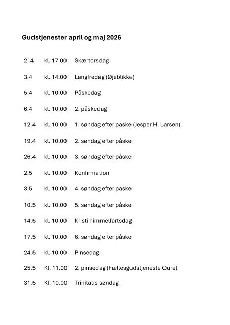 Månedsbrev april 2026