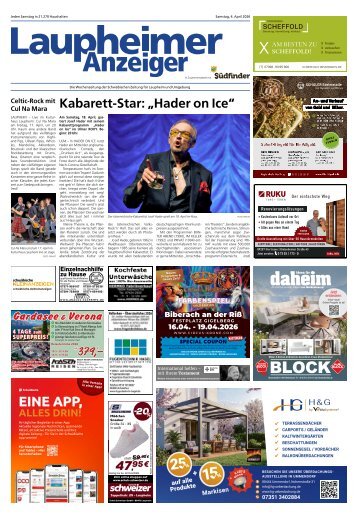 04.04.2026 Laupheimer Anzeiger