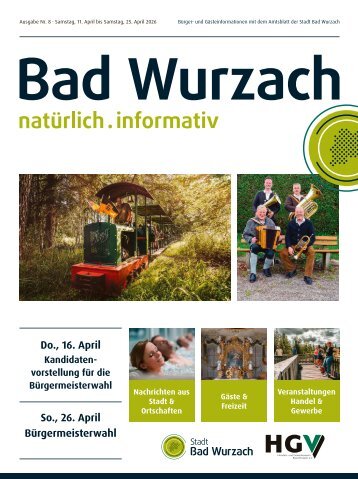 11.04.2026 Bürger- und Gästeinformation Bad Wurzach