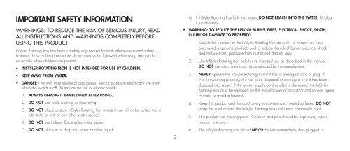 InStyler® User Manual - QVC.com