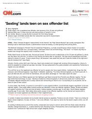 'Sexting' lands teen on sex offender list - CNN.com - Student Services