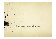 Cuprum metallicum - OmeoWeb