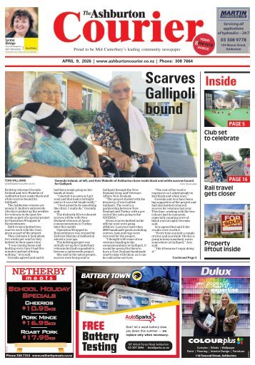 Ashburton Courier: April 09, 2026