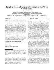 Sampling Cube: A Framework for Statistical OLAP Over Sampling Data