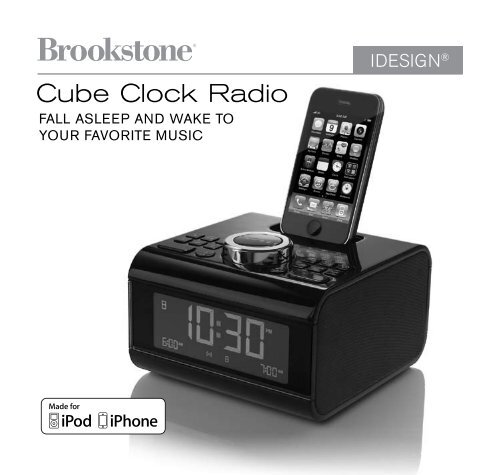 brookstone ipod dock