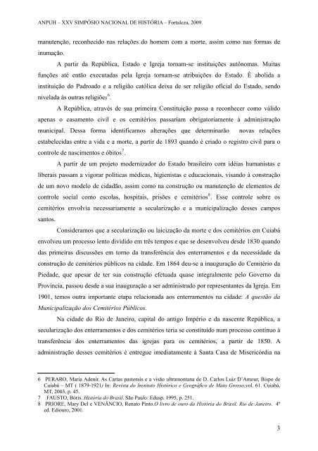 O ARQUIVO DA CÚRIA METROPOLITANA DE CUIABÁ E A ...