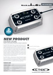 new product d250s dual - Ctek.com