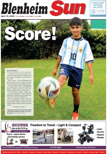 Blenheim Sun: April 15, 2026