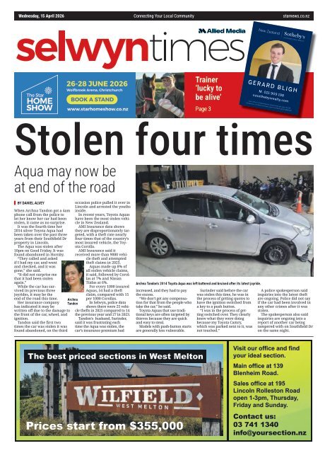 Selwyn_Times: April 15, 2026