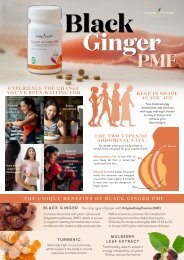 Black Ginger PMF Infographic