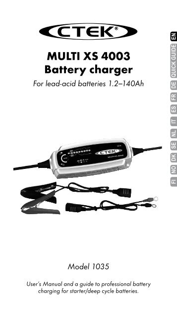 MULTI XS 4003 Battery charger - Motoring Classics