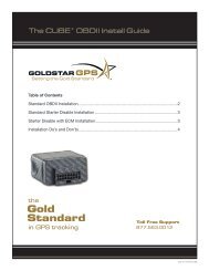 GoldStar 8.5x11 Cube OBDII Install Guide - GoldStar GPS
