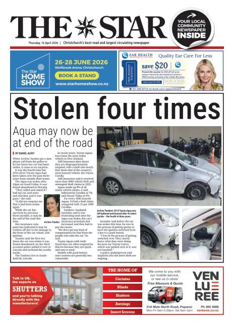 The Star: April 16, 2026