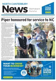 North Canterbury News: April 16, 2026