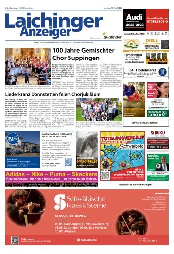 18.04.2026 Laichinger Anzeiger